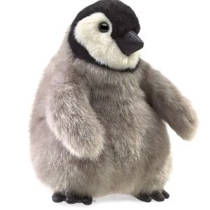 Folkmanis Baby Emperor Penguin Puppet Toy